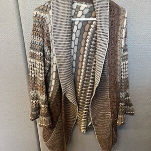 Nic & Zoe cardigan size medium runs larger like new condition